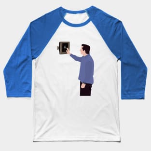 michael scott and  his $200 plasma screen tv Baseball T-Shirt